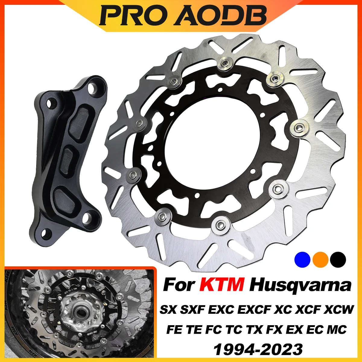 For KTM 125-500 EXC EXCF SX SXF XC XCF XCW For Husqvarna FE TE FC TC TX FX 320MM Front Brake Disc Brake Caliper Adaptor Bracket
