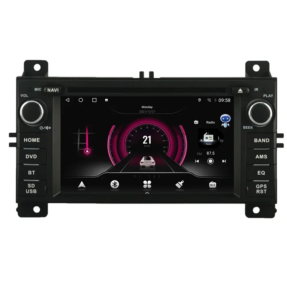 8G+128G Carplay Auto Android 13.0 DSP IPS LTE Car DVD Player GPS WIFI Bluetooth RDS Radio For Jeep Grand Cherokee 2010-2012 2013