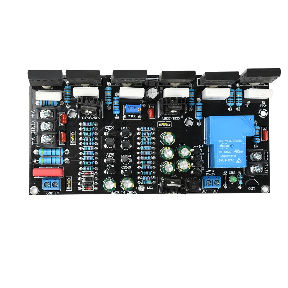 Neue 300 W Mono Power Verstärker 1943 + 5200 HIFI High-power Audio Verstärker Bord DC 20 V-90 V mit Lautsprecher Schutz – Detail 14