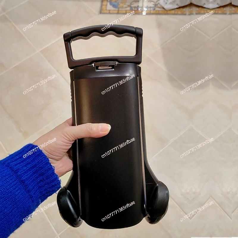 Mini Folding Aluminum Hand Truck Portable Luggage Trolley Shopping Pull Cart for School Bag Grocery