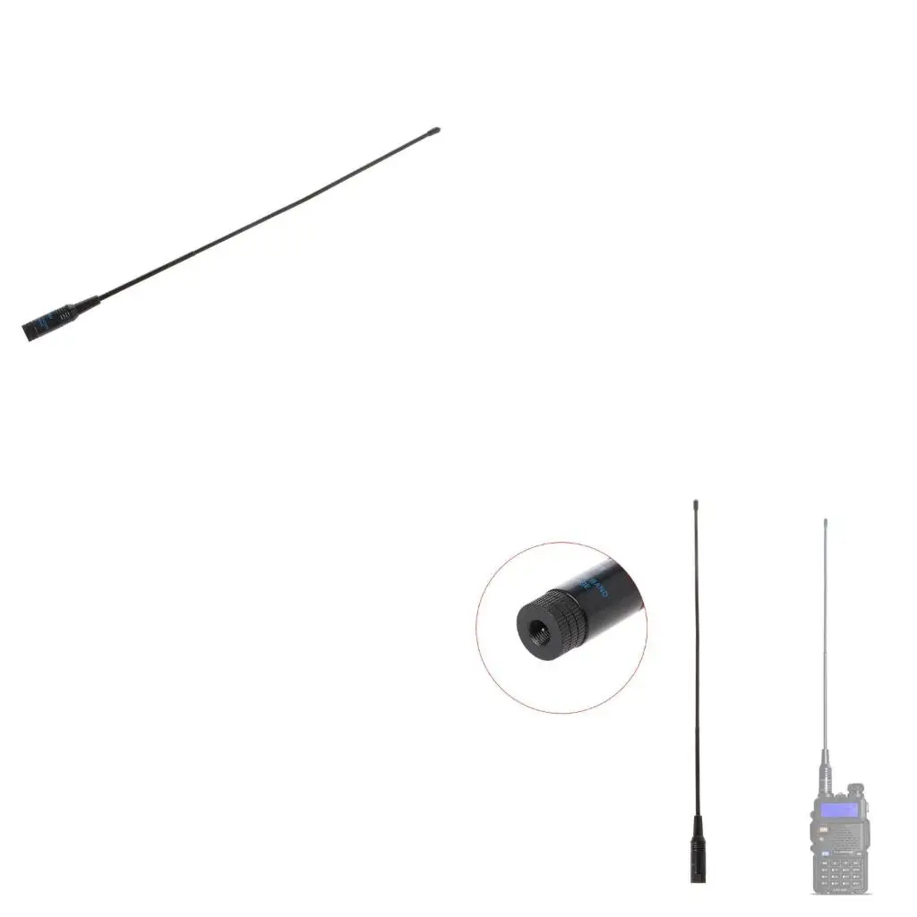  for BaofengUV-5R Handheld Radio Antenna Walkie Talkie Antenna VHF/UHF SMA-Male