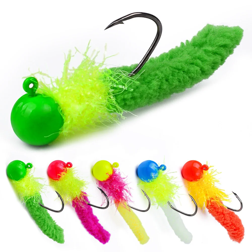 

Lot 5pcs PROBEROS Jig Head Hooks 1g-2g-4g High Carbon Steel Fishhooks Anti-Hanging Bottom Perforated Fishing Hooks Pesca Jig040