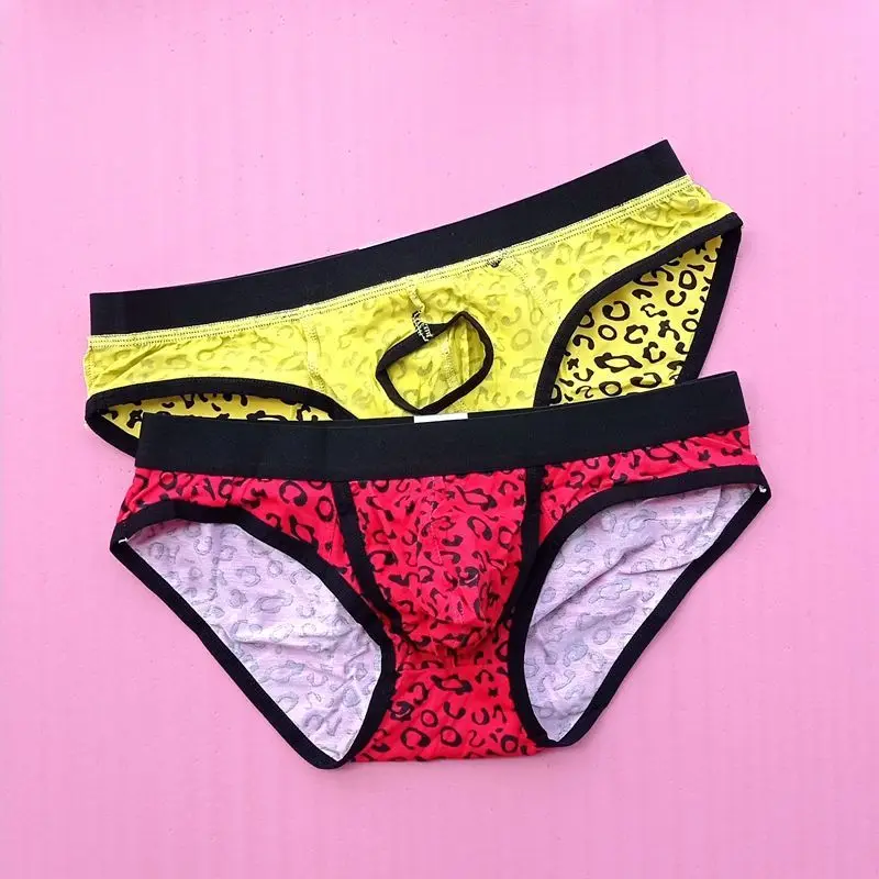 U Convex Boxer Sissy Panties Gay Underpants Big Pouch Boxershorts Penile Hole Briefs Male Large Bag Underwear Men Pantaion Thong