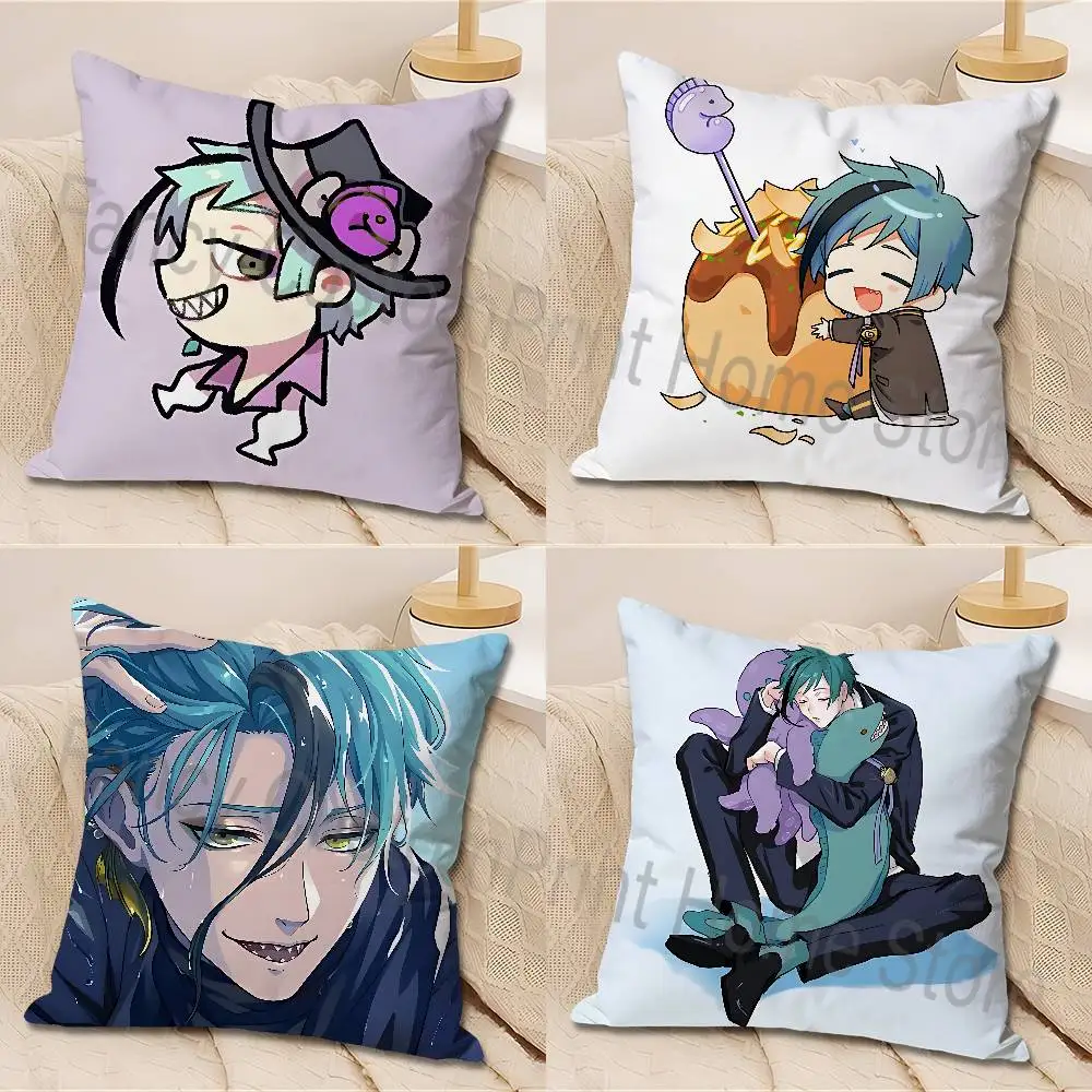

Hot Game F-Floyd L-Leech Anime Celebrity Merchandise All-Match Printed Pillow Case Sofa Car Office Room Decoration Protector