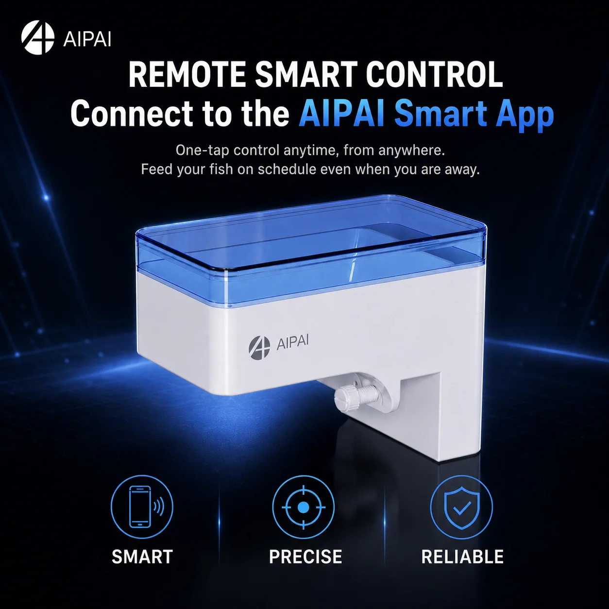 Aquarium Fish Auto Feeder - A+ Smart Automatic Fish Feeder WiFi
