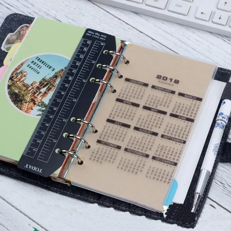 Pagine righello funzionali dritte pieghevoli pagine pagine segnalibri per i