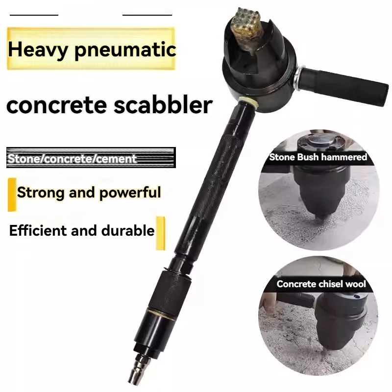 

Pneumatic Hammer Concrete Chiseling Machine Roughening Machine Wall Bridge Stone Litchi Surface Vibration Alloy Flower Hammer