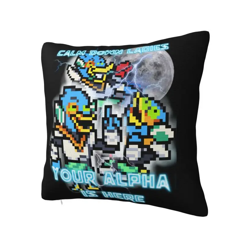 Deltarunes Game Throw Pillow Covers Decor Home Fashion Cushions Cover For Sofa Car Seat Square Polyester Pillowcase