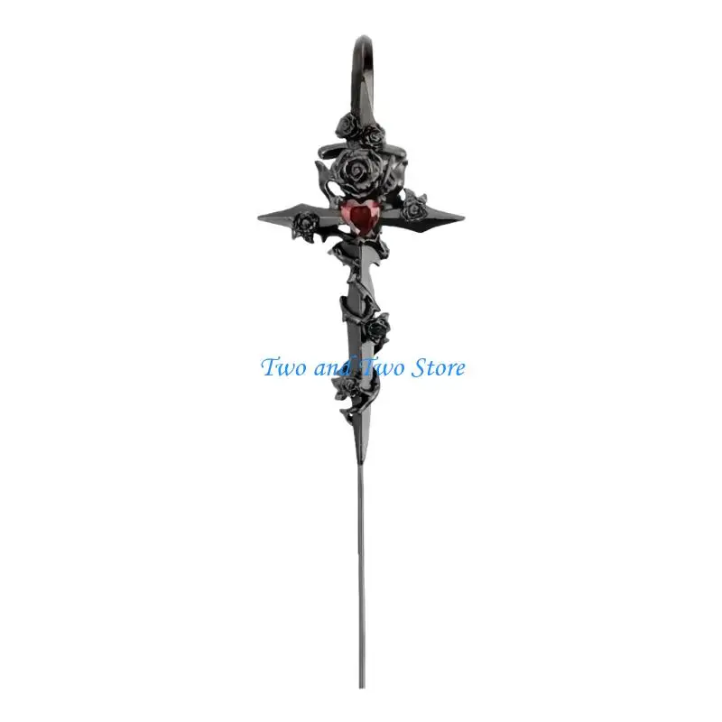 HX6F Stylish Ear Piercings for Trendsetters Wrap Hook Earring for Concerts and Event