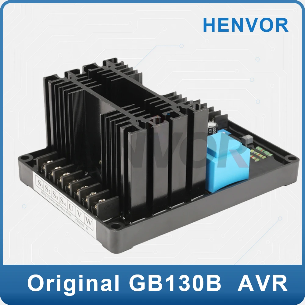 GB130B Generator Accessories AVR Regulator Board, Brushed Generator Voltage Regulator for Diesel & Multi-Fuel Generators