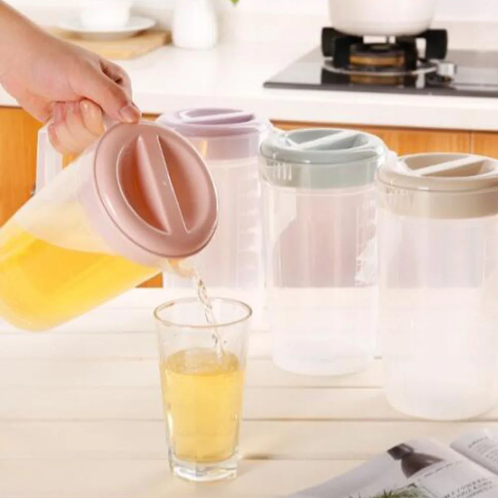 

Extra Large Food Grade Plastic Beverage Pitcher Heat Resistant Cold Water Jug Juice Kettle For Family Picnics Kitchen Barware