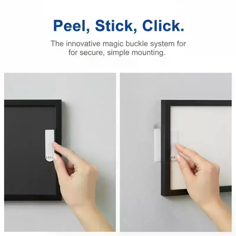 4/12pcs Tape Double Sided Strips Adhesive Hanging Mounting Picture Wall Stickers Sticky Removable Duty Heavy Pads Sticker Poster