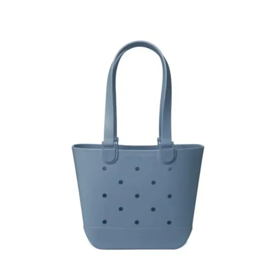 Bolsa de Playa Impermeable, Bolsa de Goma con Bolsillo con Cremallera para Viajes, Piscina, Barco, Compras, Deportes