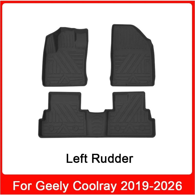 

for Geely Coolray 2026 2025 2024 2023 2022 2021 2020 2019 TPE Car Floor Mats All Weather Waterproof Floor Liners