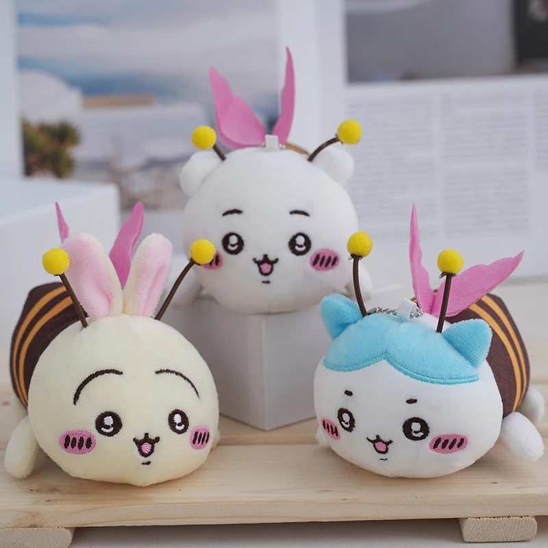 

Chiikawa маленькая Пчелка Самонастраивающийся медведь Hachiware Usagi кукла милая искусственная игрушка кукла сумка для фотоподарка