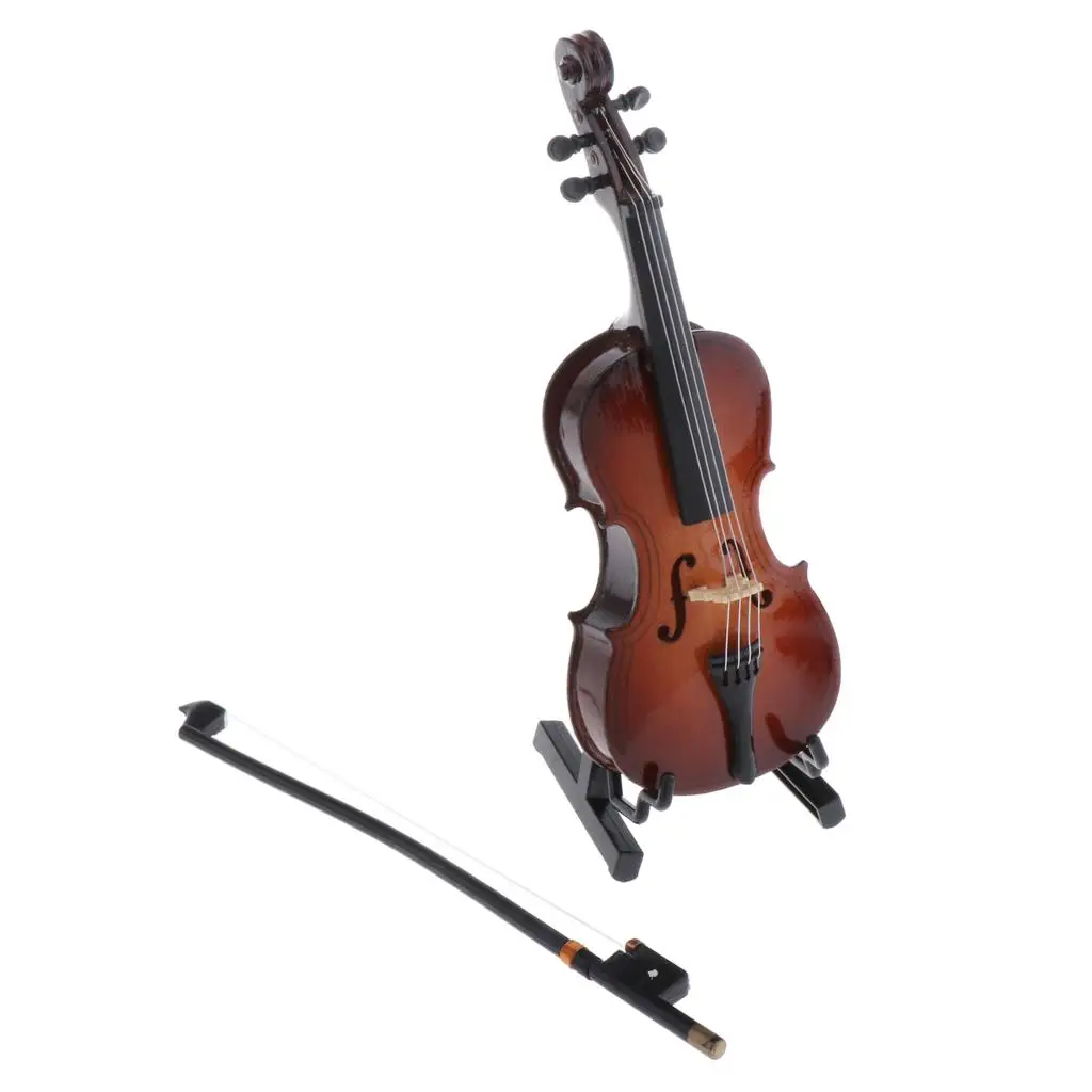 เครื่องดนตรีจิ๋วไม้พร้อมขาตั้ง/12 ของเล่นตุ๊กตา