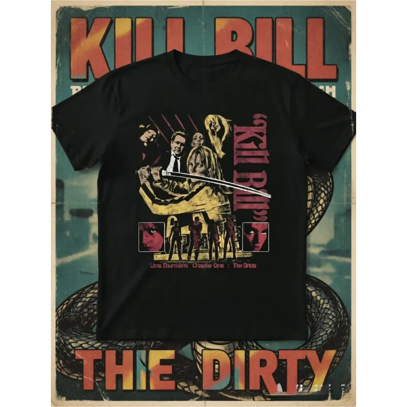 Quentin Tarantino Fans Retro Movie T-shirt Men's T-shirt Summer New Unisex Trendy Casual Fashion T-shirt