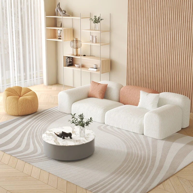 

Creative Modern Designer Sofa Set Lightweight Luxury Fabric Hotel Living Room Furniture Cute Cochi Velvet Comfortable Small Sofa