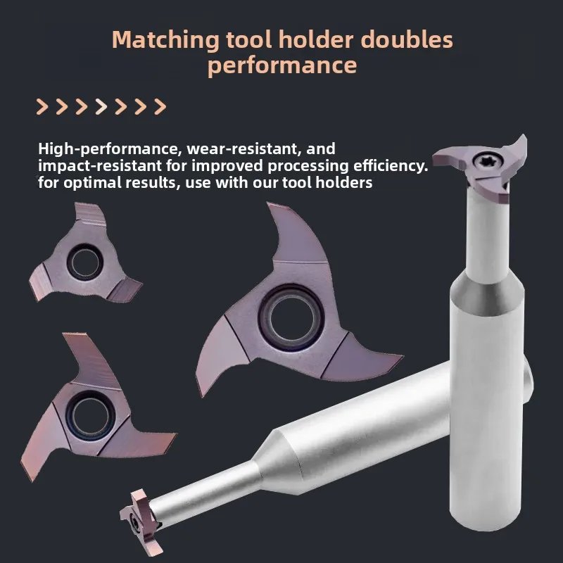 

High Precision T-slot Cutter and Milling Cutter for Small Hole Groove and Internal Groove Machining