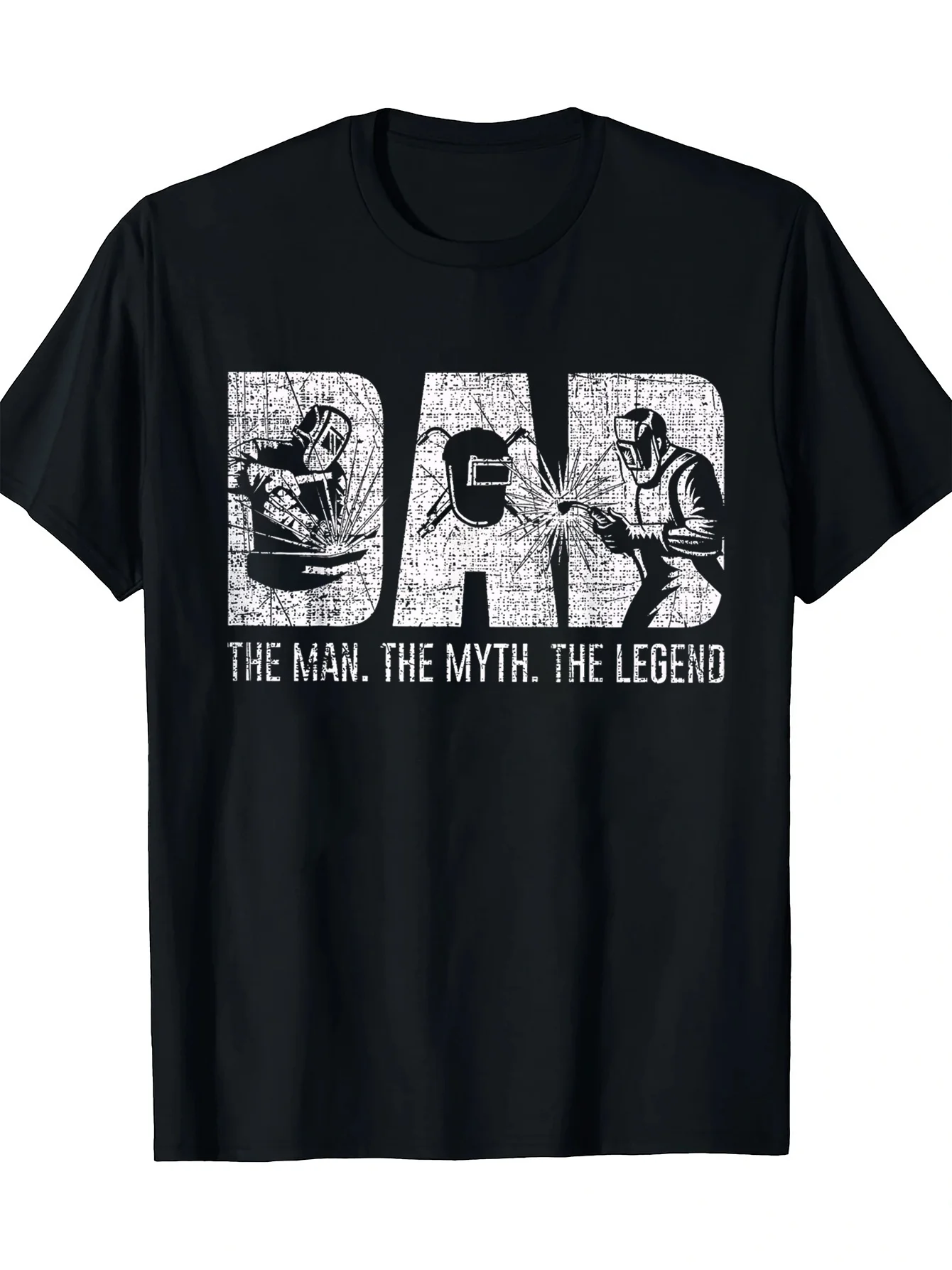 T-shirt drôle pour homme sur le thème de la soudure - Blagues et réalisations professionnelles sur le thème de la soudure, coupe décontractée confortable à col rond pour la soudure