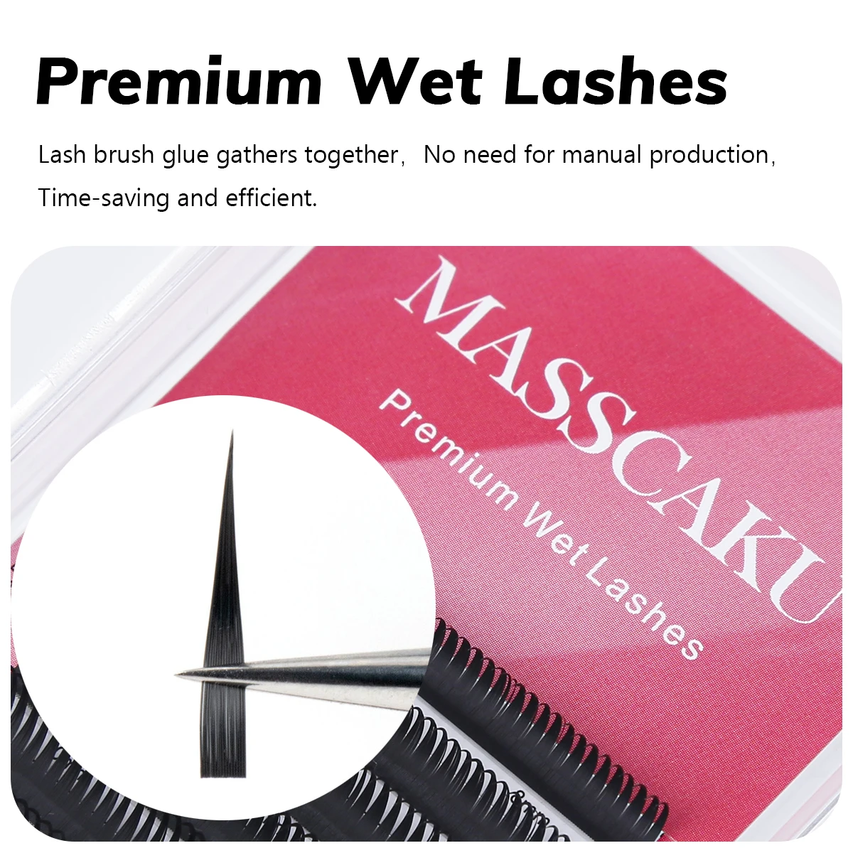 MASSCAKU Ciglia Finte a Radice - Eyelash Extension Volume Styles recensione e prezzo