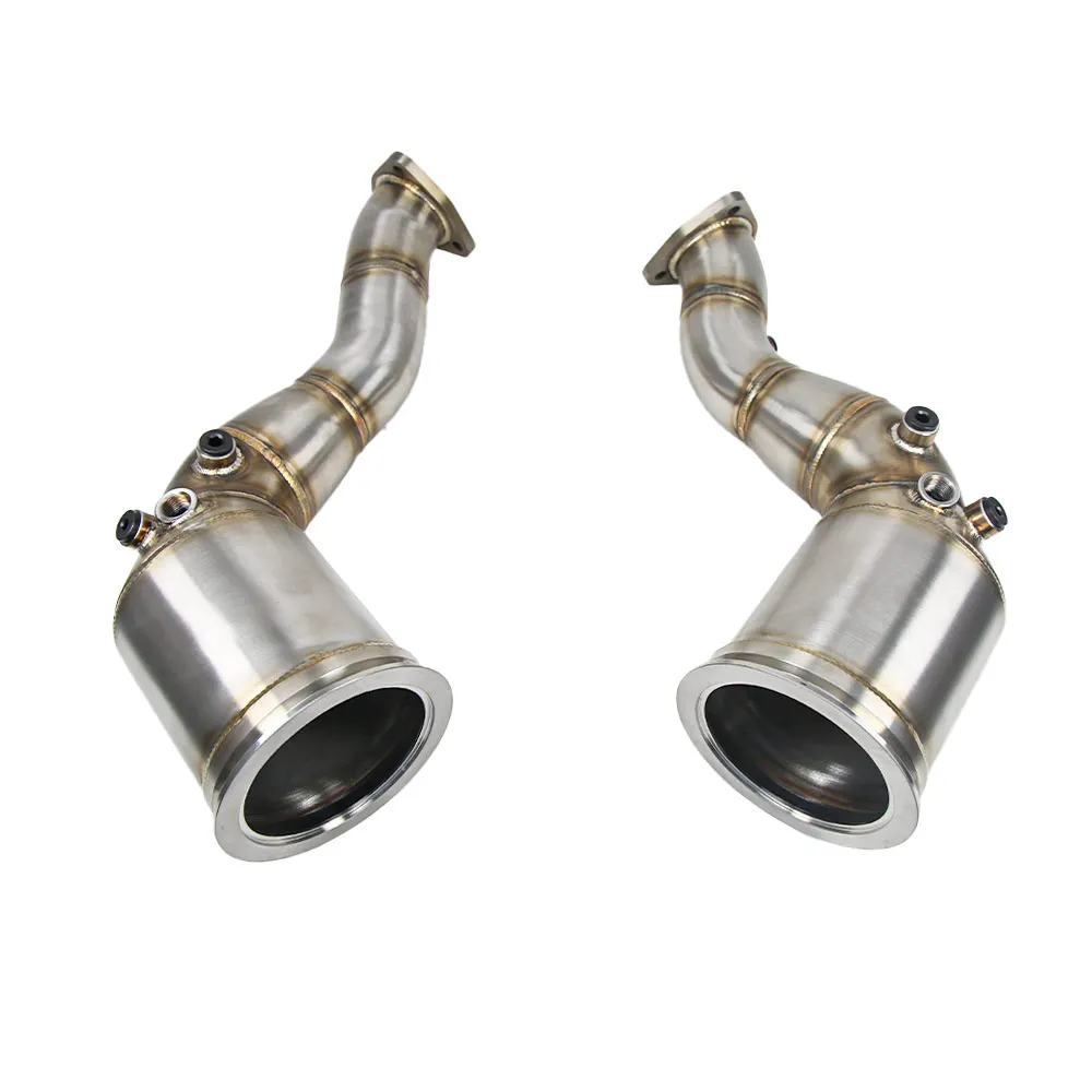 

Для RS6 RS7 C8 S8 A8 D5 2020 + EA825 4.0T V8 Performance Downpipe Обновление выхлопной трубы