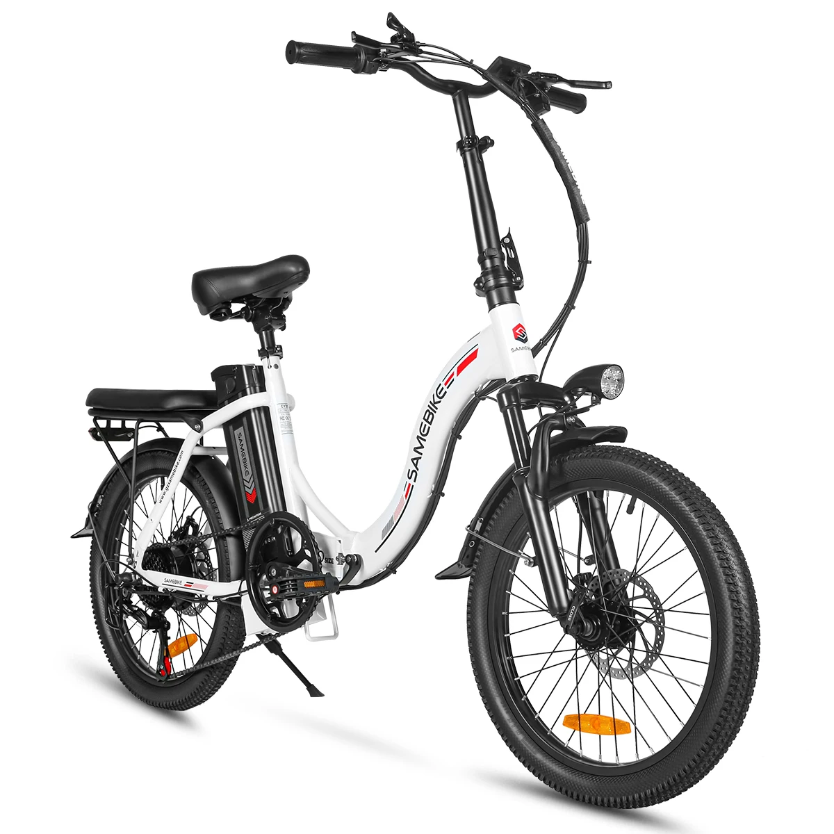 Image of Samebike CY20 Elektrofahrrad 36V12AH Abnehmbarer Akku 350W Hinterradnabenmotor E-Bike 20*2,35" Reifen Scheibenbremse Elektrisches Stadtfahrrad