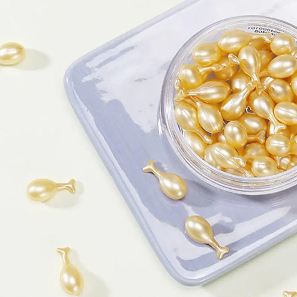 Fullerene Placenta Capsule Serum Tender Skin Moisturizing Nourishing Essence Repairing Firming Facial Essence Face Skin Care