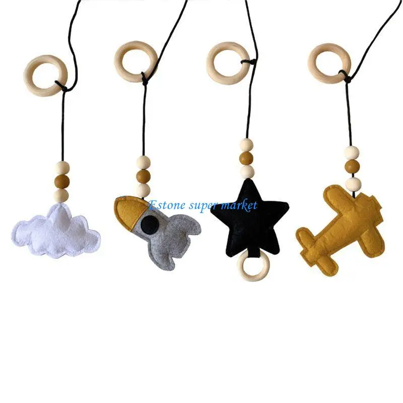 090B متعة البطن للوقت التسنين لعبة إطار خشبي التمريض الصالة الرياضية رف هدية عيد ميلاد الطفل T #1