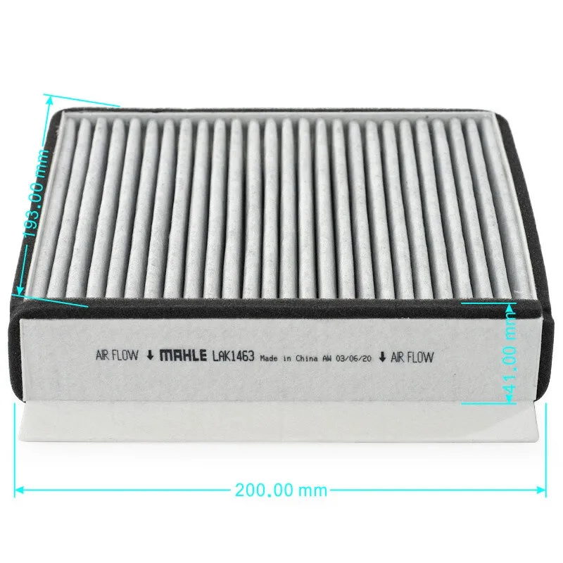 MAHLE LAK1463 Activated Carbon Air Cabin Filter For NEW MG ZS 1.0T 1.3T 1.5L MG ZS EV LA1463 10365251 ASMCJ40167