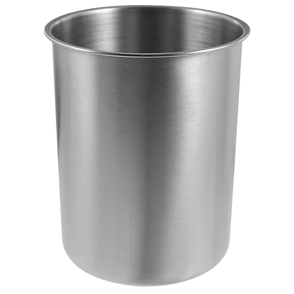 

Beverages Stainless Steel Ice Bucket Cooling Bottle Handheld Cube For Cocktail Bar Metal Container Silver Party Holder