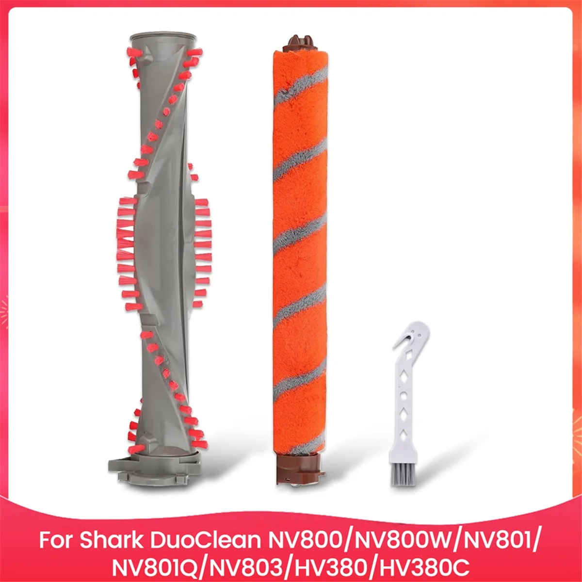 Запасные части для роликовой щетки SEMOIC для щетки для пылесоса DuoClean NV800, NV800W, NV801, NV801Q, NV803, HV380