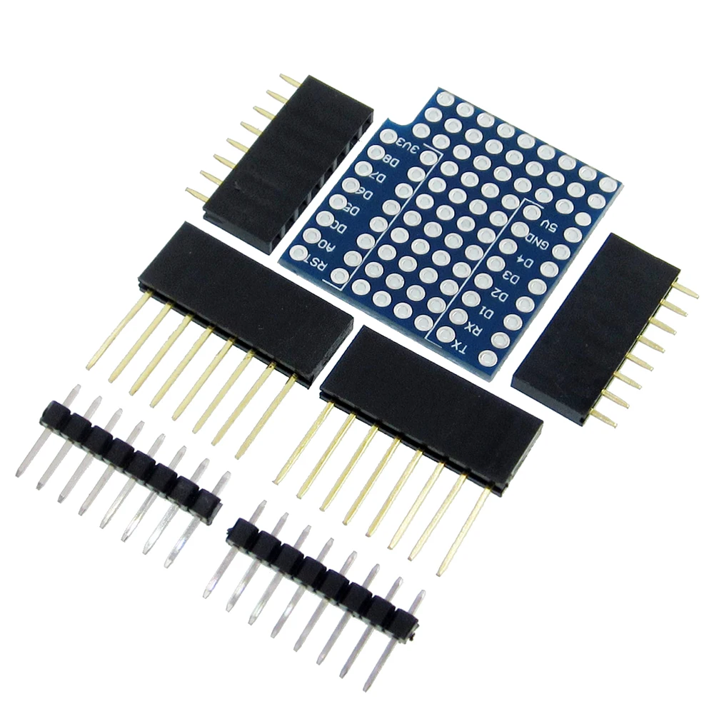 1PCS ProtoBoard Shield for WeMos D1 mini double sided perf board Compatible