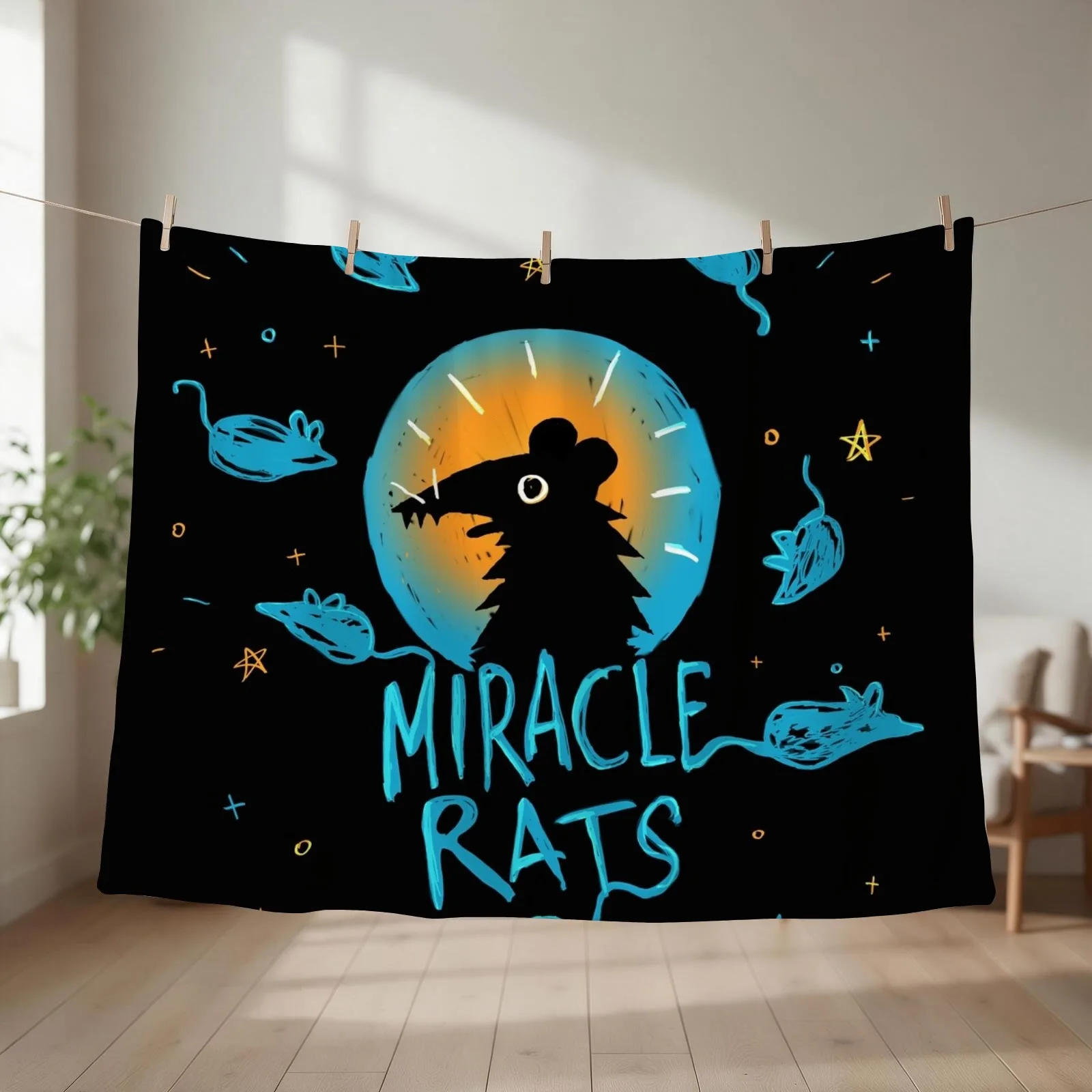 Night In The Woods Miracle Rats Throw Blanket Thin Softest Luxury Throw heavy to sleep Blankets