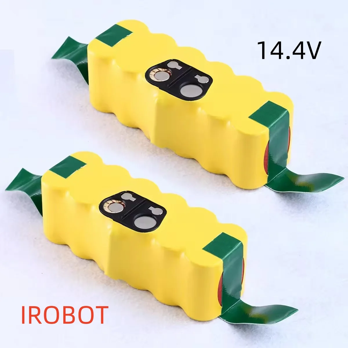 

Yellow robot 14.4V vacuum cleaner battery set, compatible with multiple models, worry free battery life, easier cleaning