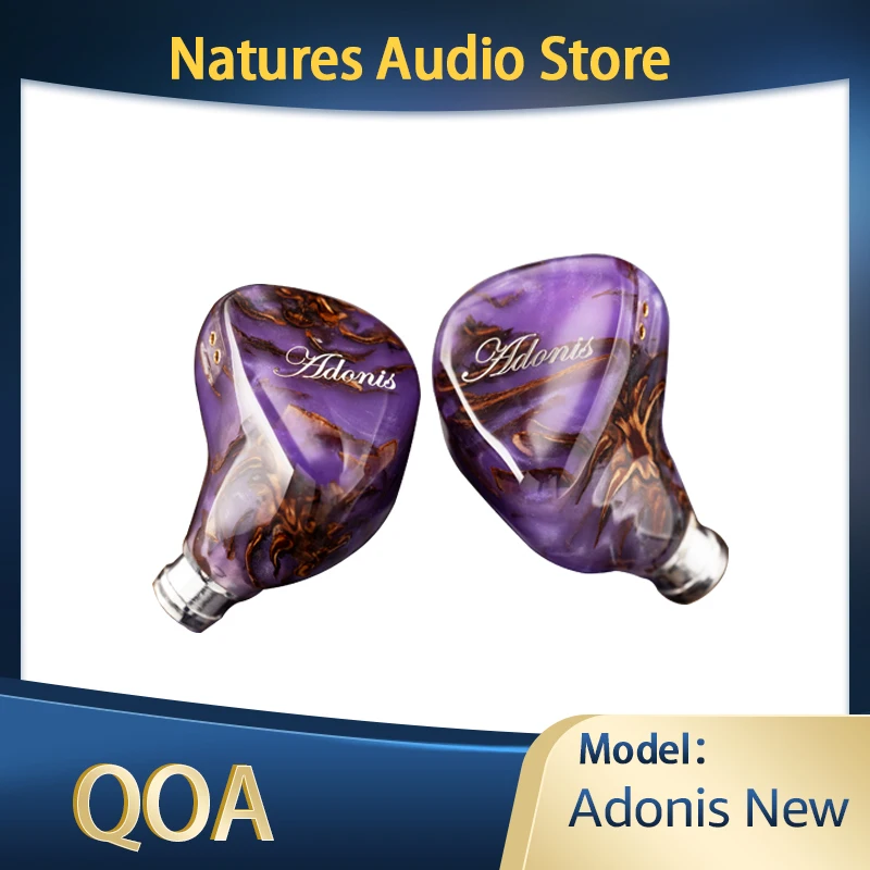 QOA ADONIS NEW IEMs 1DD 2BA Hybrid technology In-Ear Earphones Sport Headset Monitor Headphones with 2pin 0.78 Detachable Cable