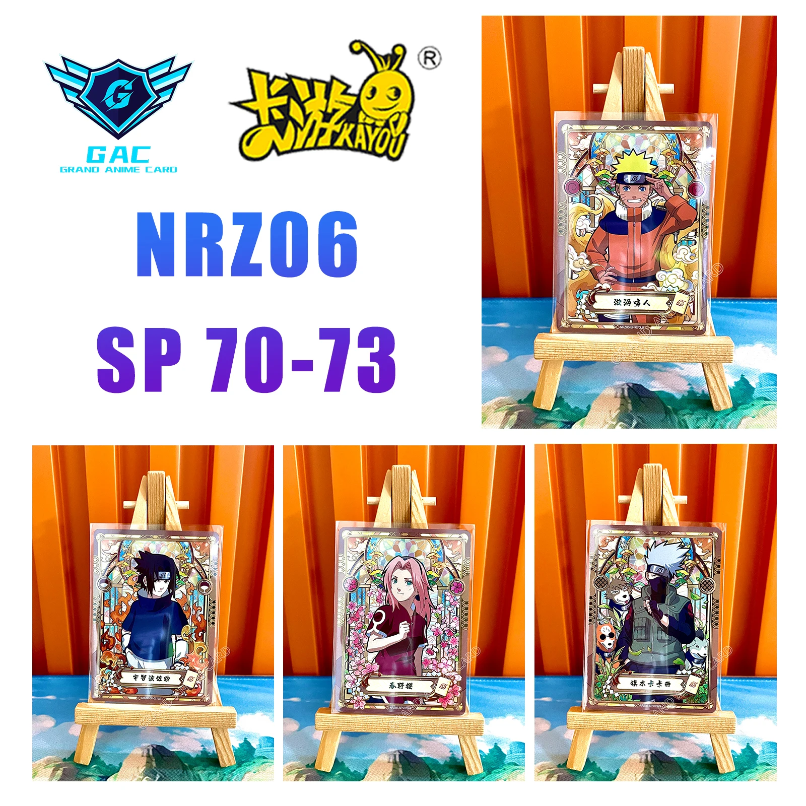 Nieuwe Kayou Naruto Anime Uzumaki Naruto Zeldzame Kaart Volledige Serie SP MR PU UR PTR SSR SR R SCR Complete Set Collectie kaart