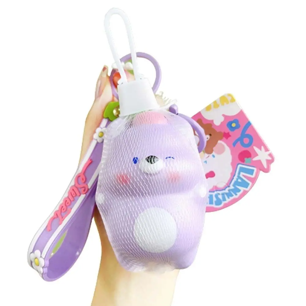 Cartoon Animals Bear PU Slow Rebound Slow Rebound Soft Bear Squeeze Toy Cute TPR Bear Fidget Keychain Interaktywny prezent