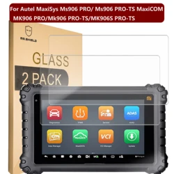 Mr.Shield Tempered Glass Screen Protector For Autel MaxiSys Ms906 PRO/ Ms906 PRO-TS，MaxiCOM MK906 PRO/Mk906 PRO-TS/MK906S PRO-TS