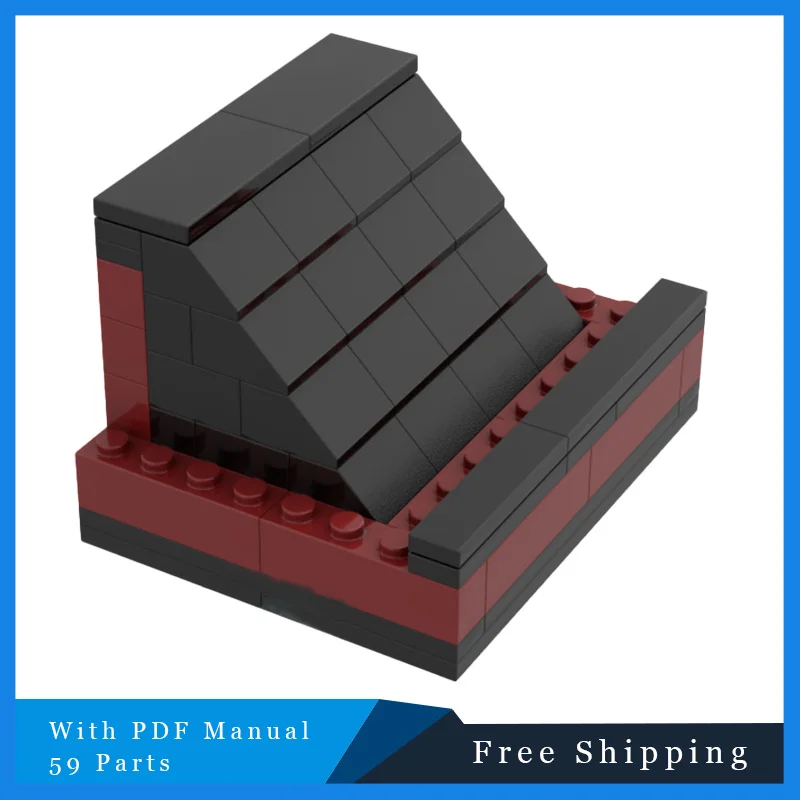 59 pçs série de acessórios de vida criativa apoiando dispositivos móveis blocos de construção modelos crianças quebra-cabeça brinquedos presentes de natal