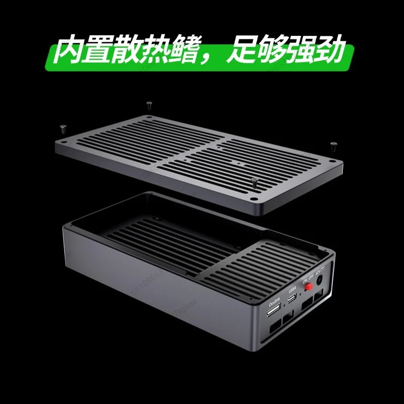USB4 OCuLink U.2/U.3 SSD Case, V-Port Battery Enclosure for Thunderbolt 3-5 view 5