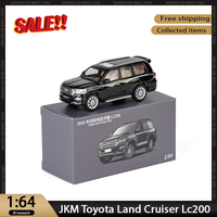 In Stock 1:64 Jkm Toyota Land Cruiser Lc200 Suv Vehicle Simulation Alloy Micro Diecast Integrated Car Model Customized Toy Gifts