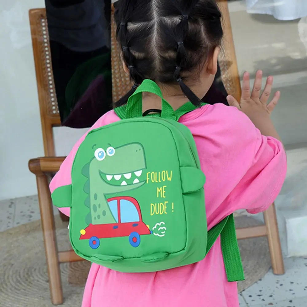 Children Cartoon Dinosaur Safety Harness Anti-lost Backpacks Kindergarten Schoolbag Toddler Rucksack School Bags