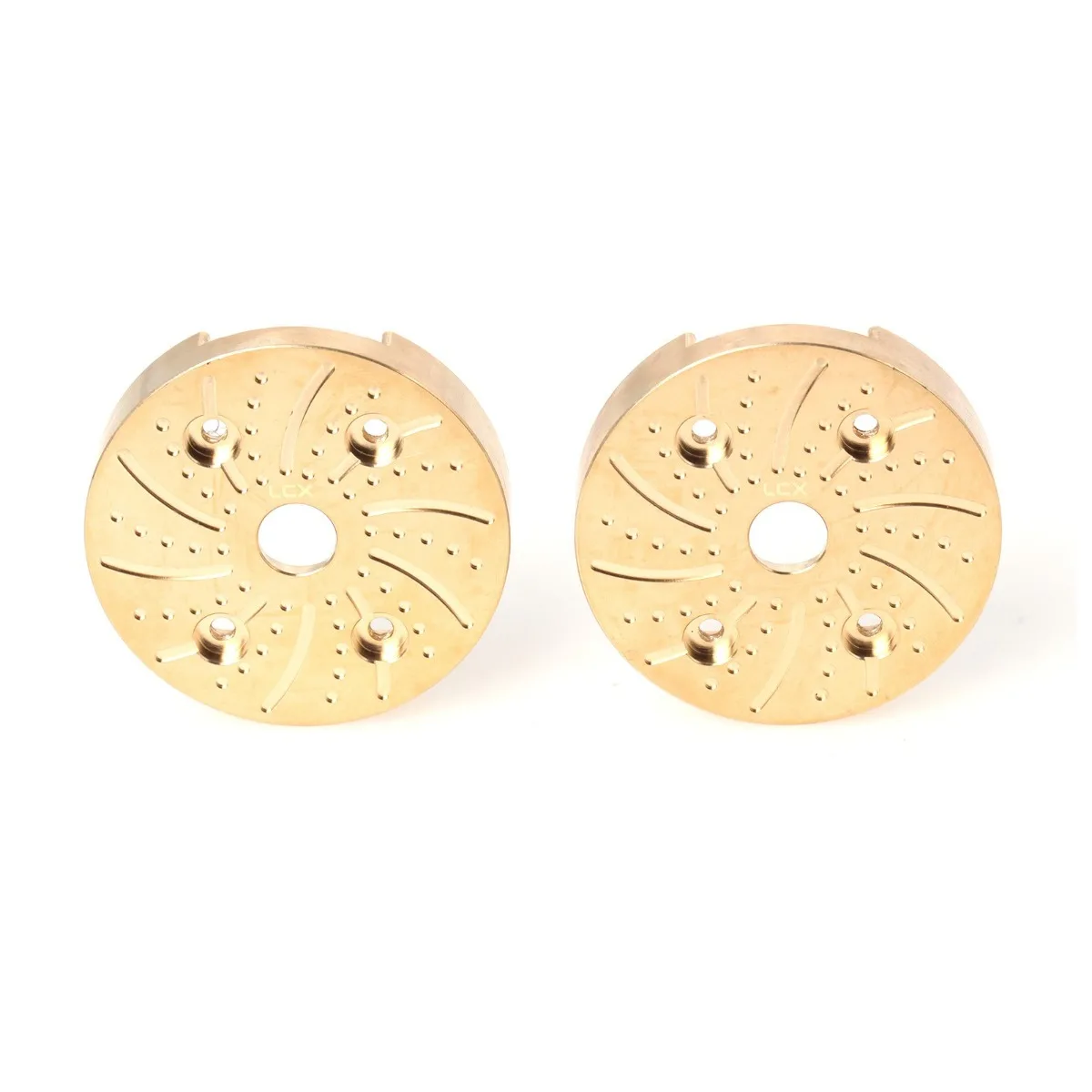 

LCX Racing 1/8 RC Car AF16P Portal Axle Brass Cover Plates Axle Cap Counterweight for Axial AXP8 Gilamon, Upgrades Accessories