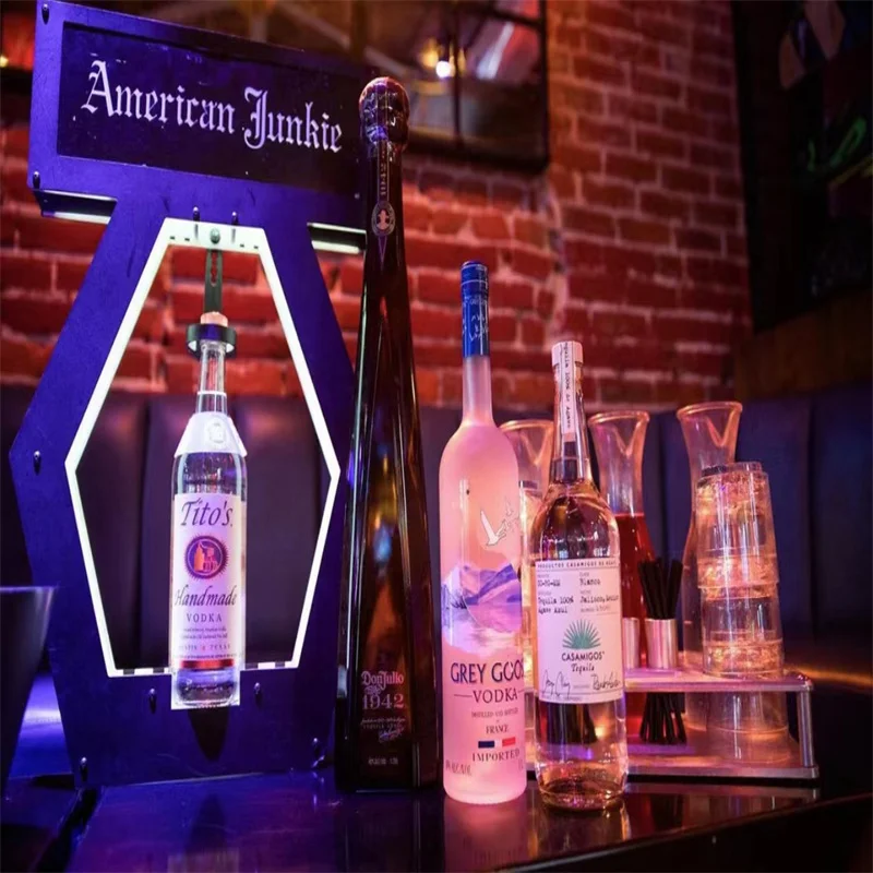 LED BOTTLE PRESENTER FOR LOUNGE NIGHTCLUB BOTTLE GLORIFIER