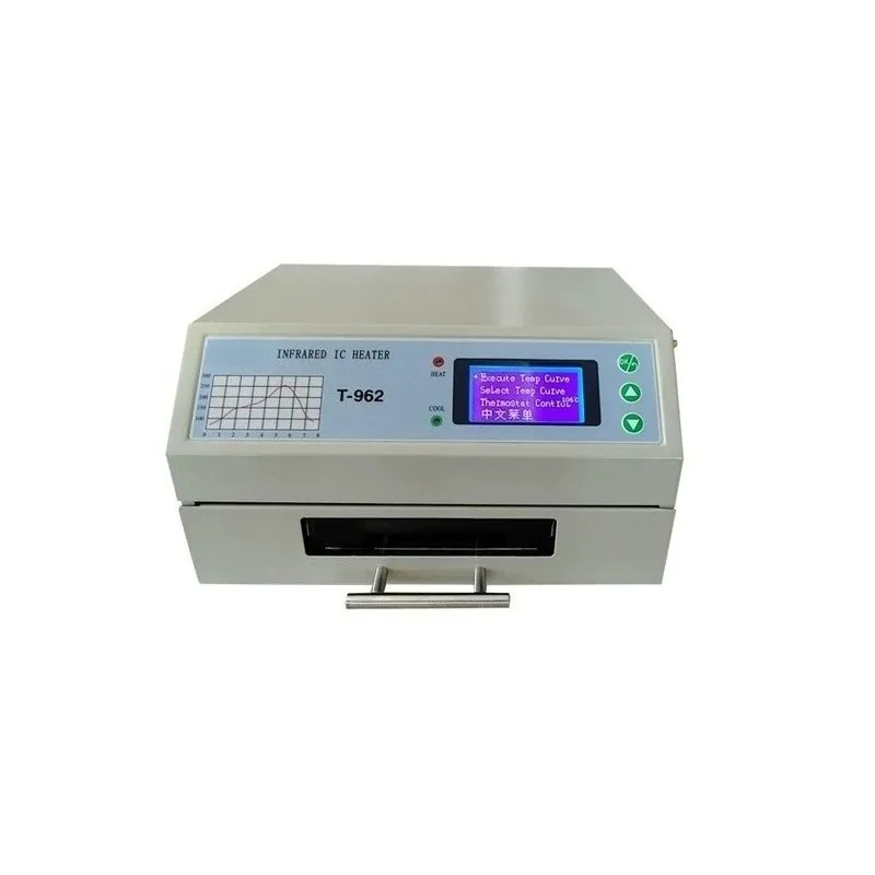 T-962 Desktop Reflow Oven Infrared IC Heater Soldering Machine 800W 180 X 235mm T962 for BGA SMD SMT Rework