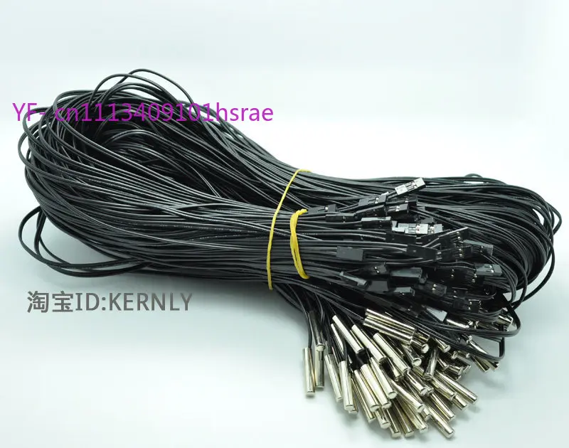 10PCS Waterproof High Accuracy Temperature Sensor Probe, NTC Thermistor 10K B3950 Sensitive Thermal Resistor