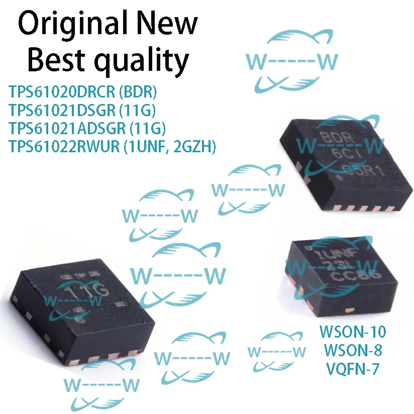 (10-100 PCS) TPS61020DRCR BDR TPS61021DSGR 11G TPS61021ADSGR TPS61022RWUR 1UNF 2GZH TPS61020 TPS61021 TPS61021A TPS61022 IC CHIP