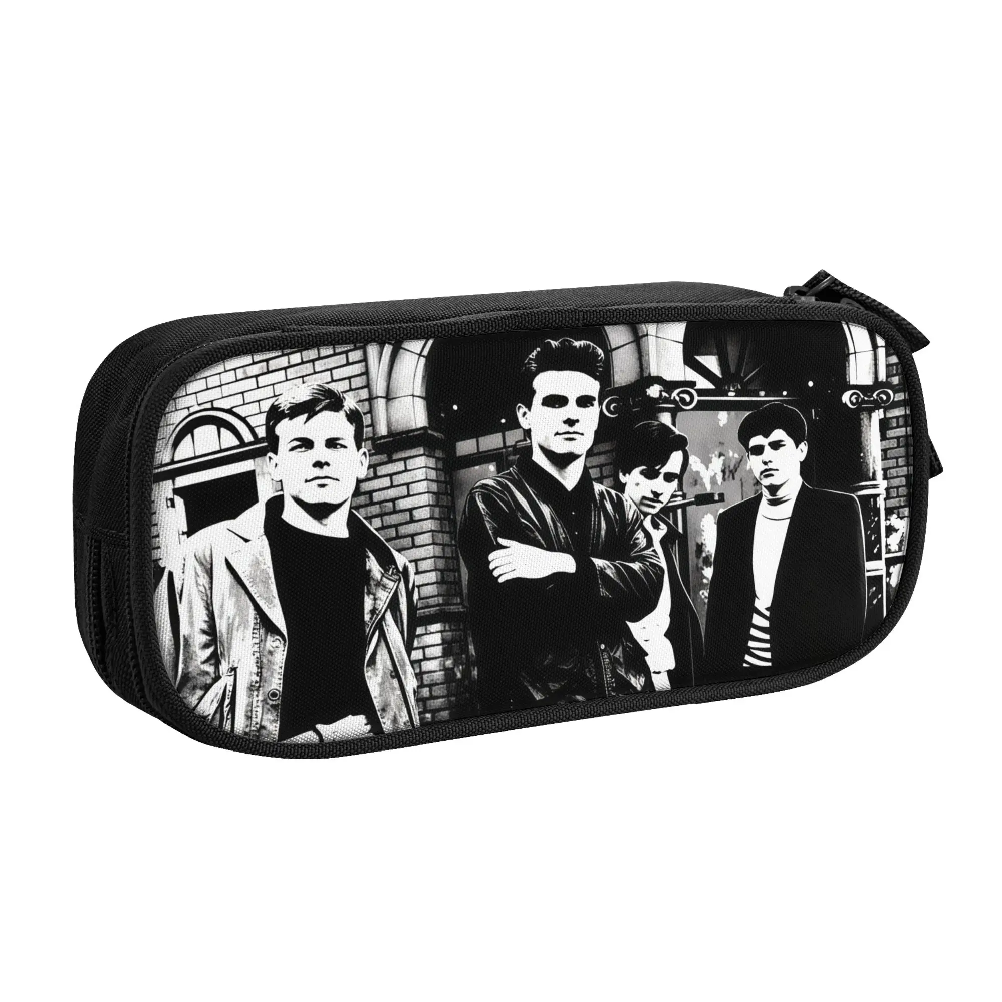 English Rock Band The Smiths  Kawaii Pencil Case Boy Girl Large Capacity  Pencil Box Students Stationery