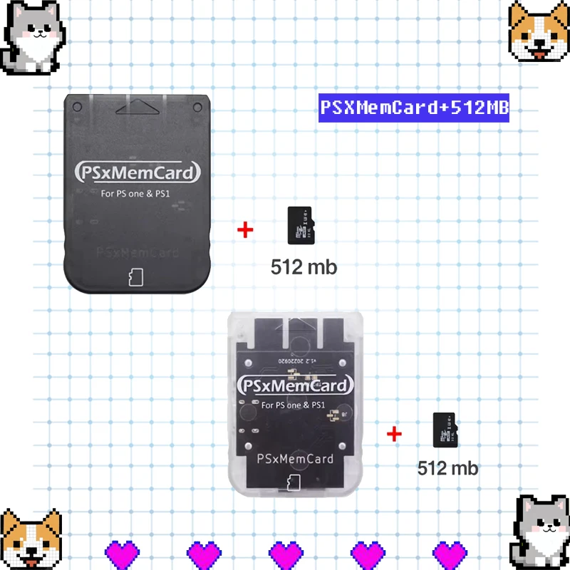 Карта памяти PSxMemCard PSX Игровая карта с сохранением данных для игровой консоли PlayStation PS1 PS One Поддержка карты MicroSD